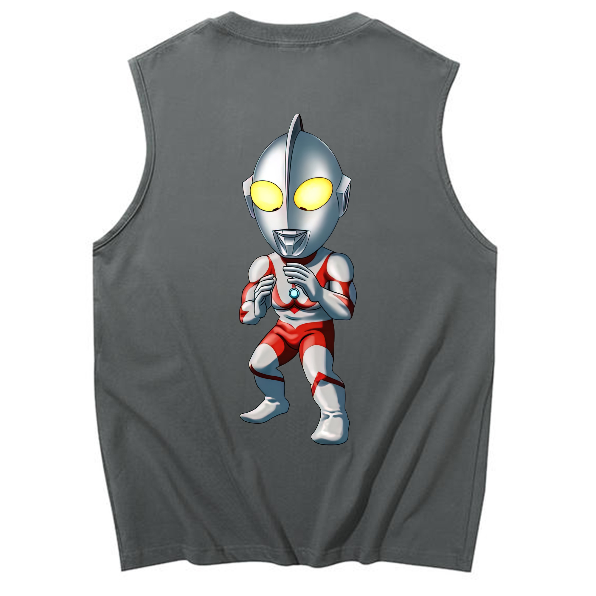 （画像用） ウルトラマン Ultraman コットン100％タンクトップ（背面プリント）
